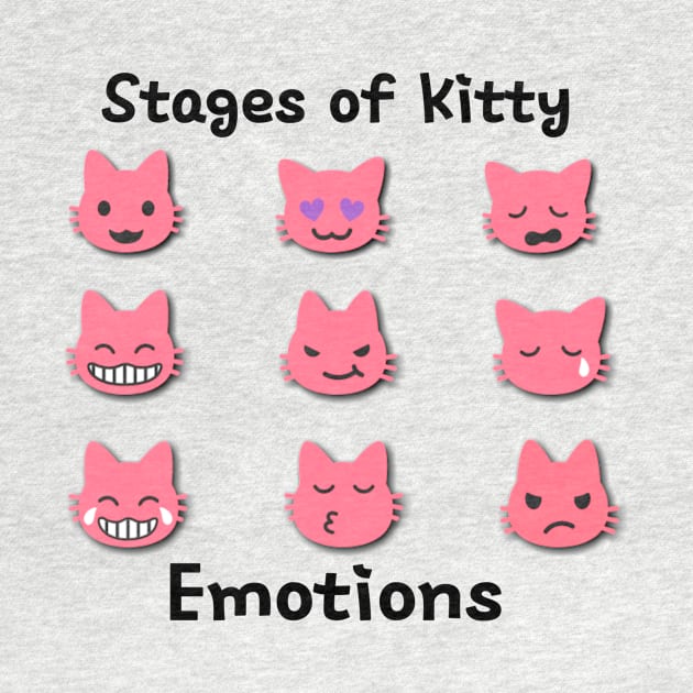 Stages of Kitty Emotions by AlondraHanley